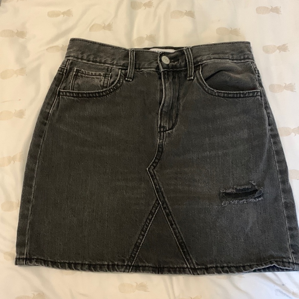 Black OLD NAVY jean skirt